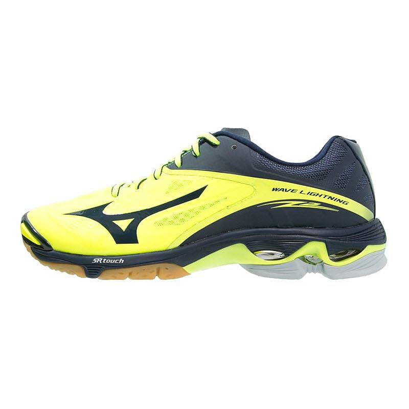 black and yellow mizuno volleyball shoes